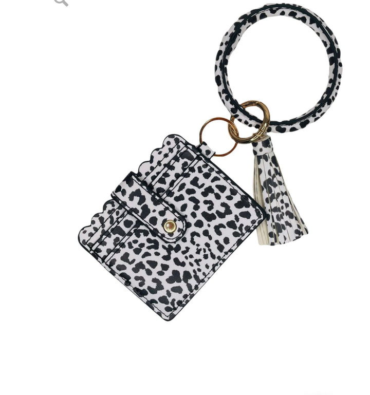 Mini fancy card holder/keychain