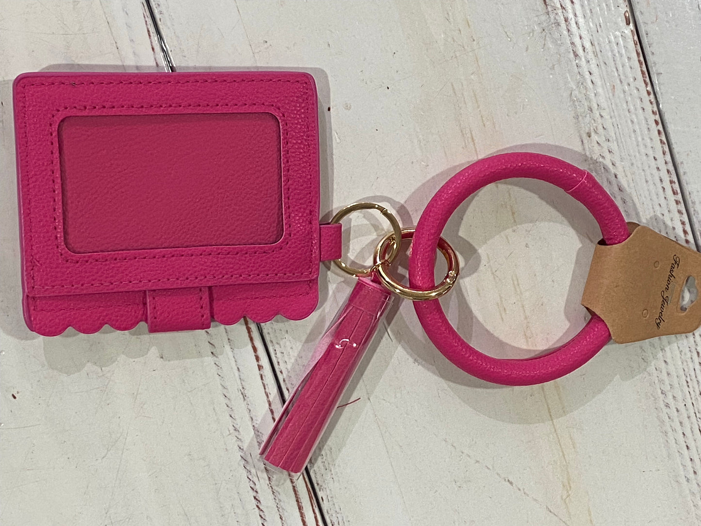 Mini fancy card holder/keychain