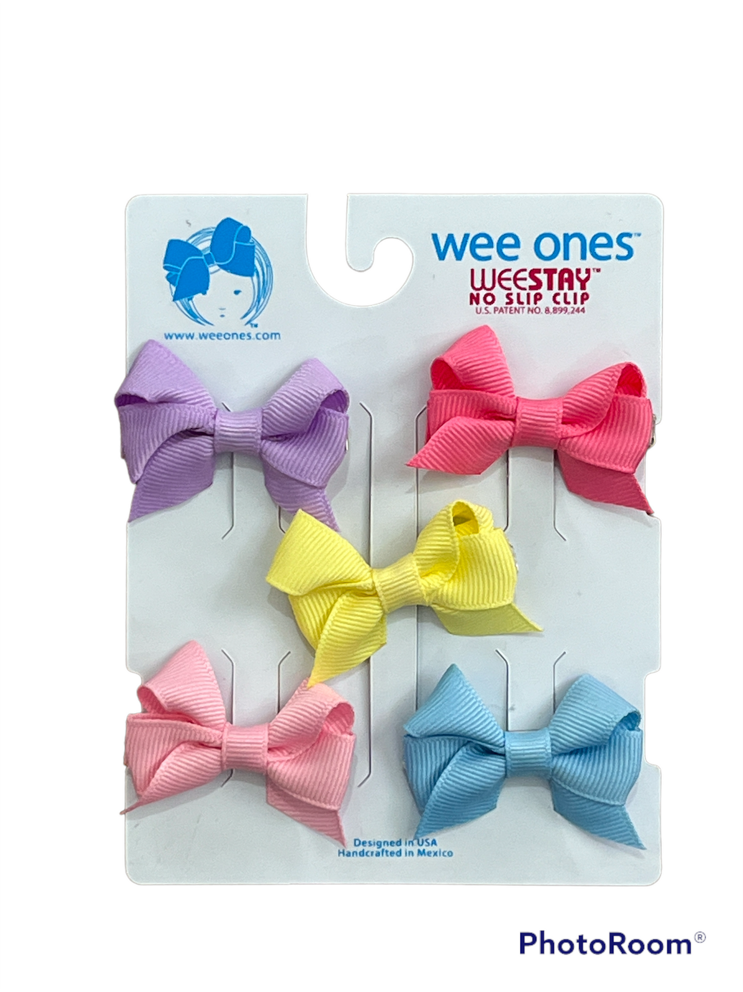5 Pack Tiny Wee One Bows