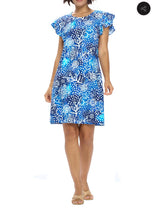 Load image into Gallery viewer, Nalian Tiered Cap Sleeve Dress *FINAL SALE*

