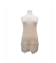 Load image into Gallery viewer, Double Crochet Trim Dress Slip w/Side Slit
